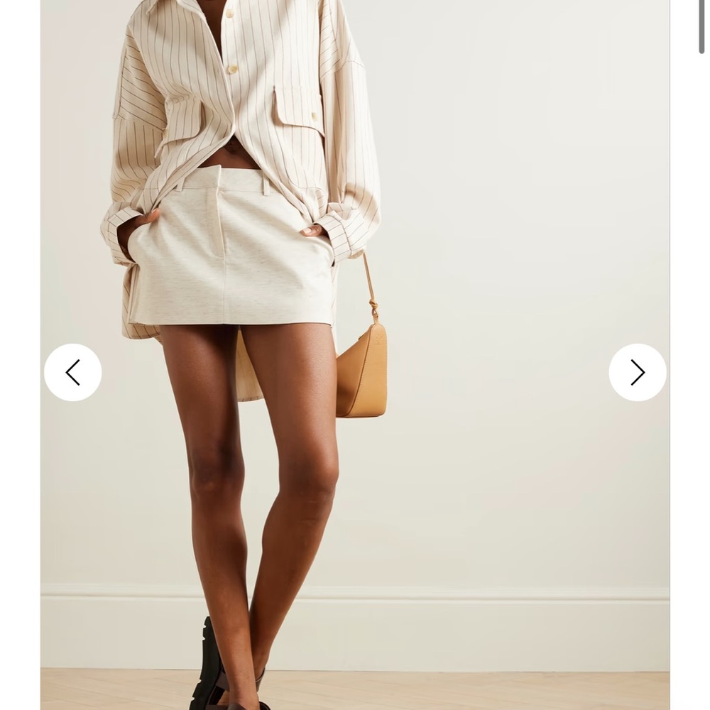 THE FRANKIE SHOP
Isle woven mini skirt